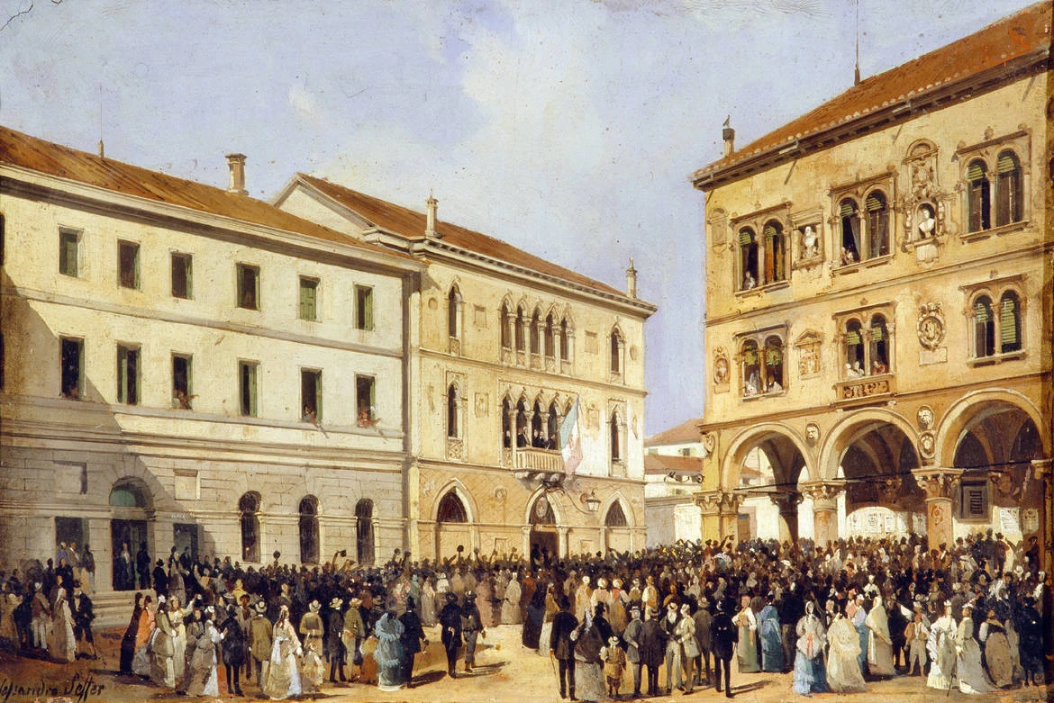 Esposizione del Tricolore in Piazza Duomo Alessandro Seffer